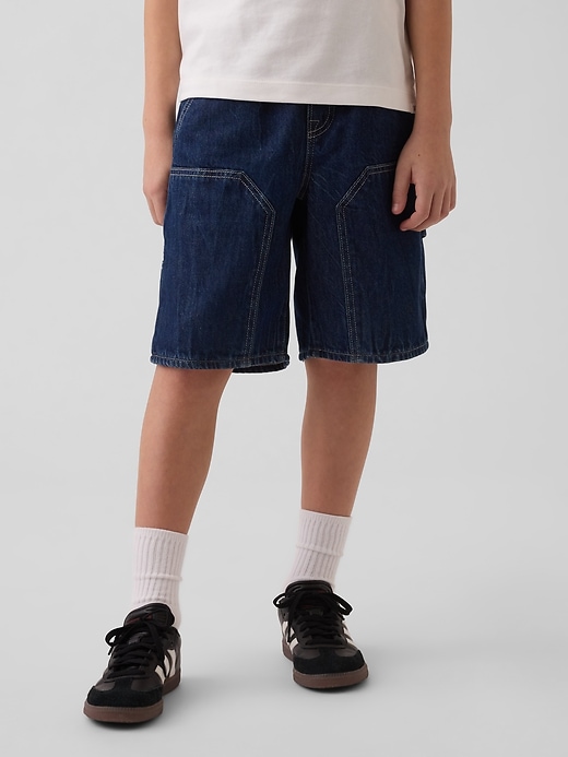 Image number 3 showing, Kids '90s Loose Easy Denim Carpenter Shorts
