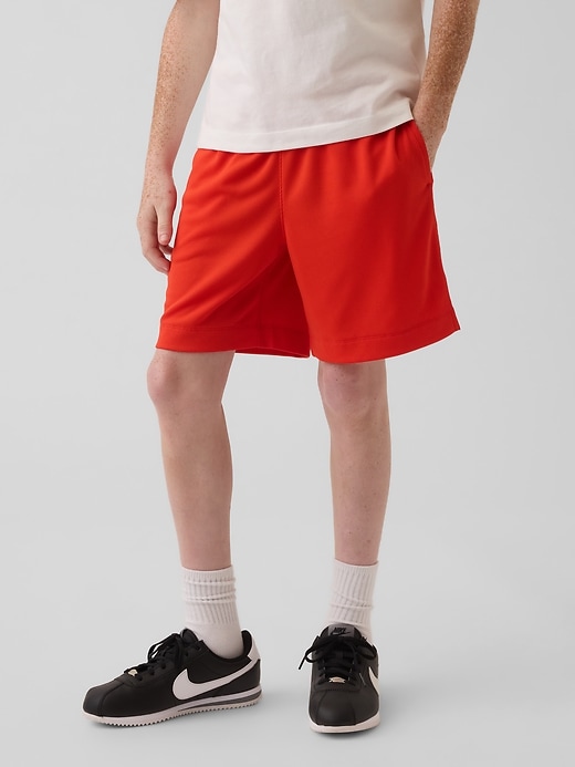 Image number 3 showing, Kids GapFit 6" Recycled Mesh Easy Shorts