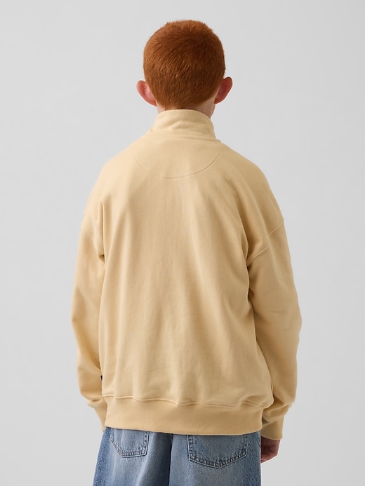 Image number 3 showing, Kids VintageSoft Terry Relaxed Half-Zip Pullover