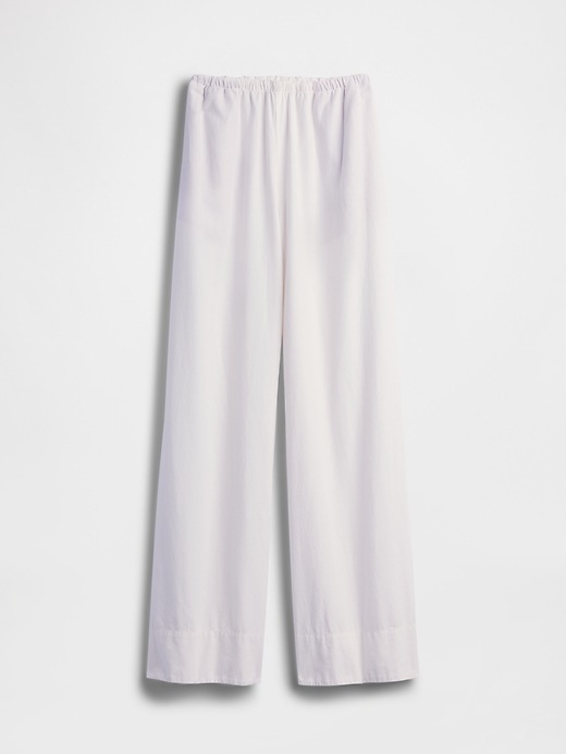 Image number 5 showing, Linen-Blend Relaxed Wide-Leg Pants