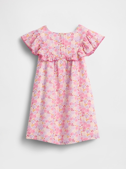 Image number 3 showing, Baby & Toddler Floral Ruffle Dress