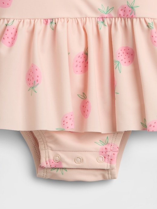 Image number 3 showing, Baby Strawberry Rash Guard Swim Set