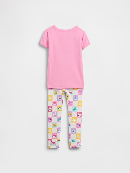 Image number 2 showing, Baby & Toddler Organic Brushed Cotton Gabby's Dollhouse PJ Set