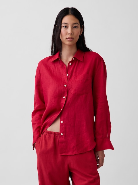 100% Linen Oversized Shirt