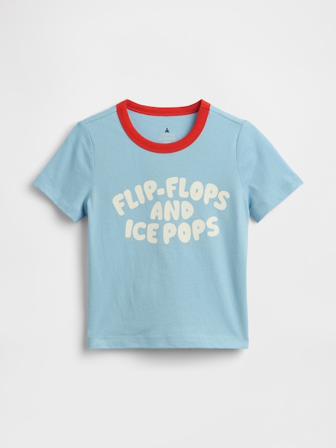 T-SHIRT AGENCEZ À VOLONTÉ À IMPRIMÉ POUR BÉBÉ ET TOUT-PETIT