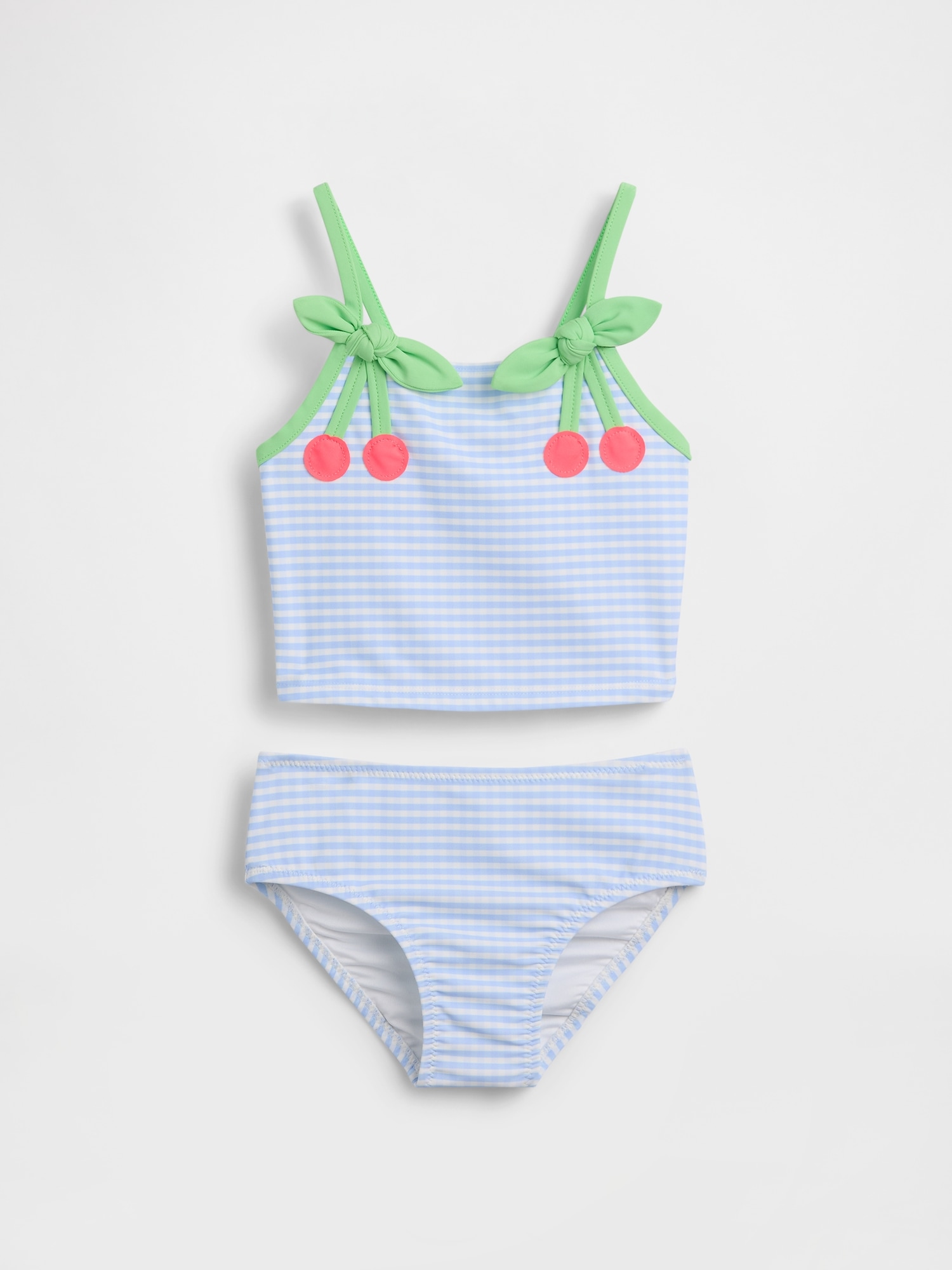 Baby & Toddler Cherry Gingham Swim Two-Piece