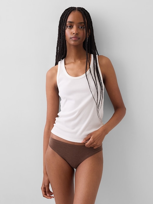 L'image numéro 1 présente Culotte bikini respirante