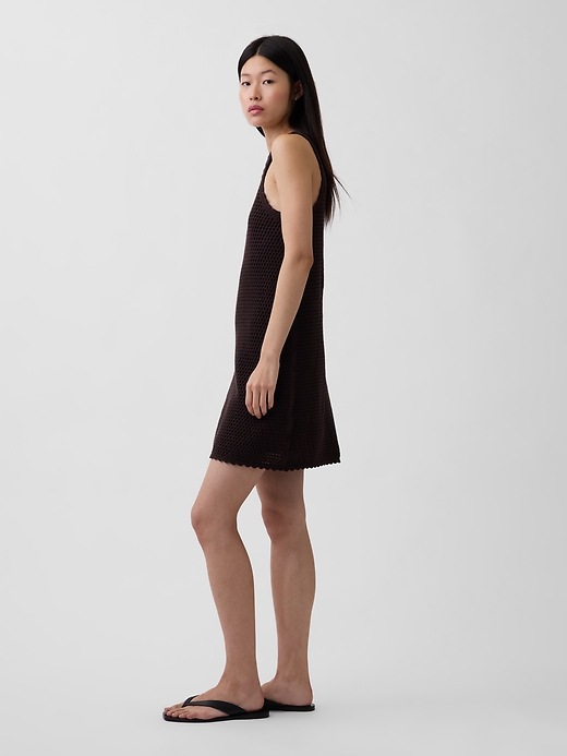 Image number 3 showing, Crochet Mini Dress