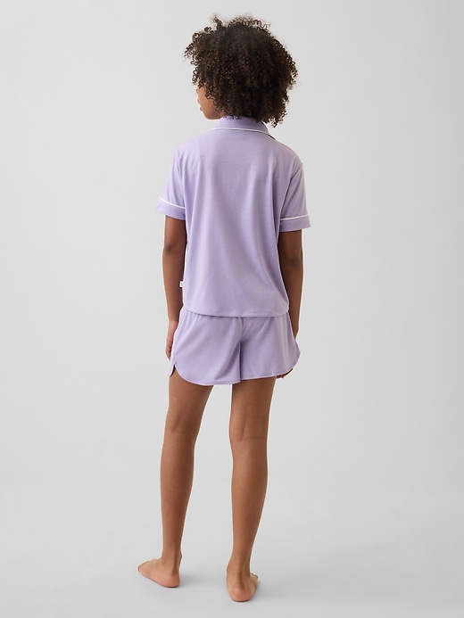 Image number 3 showing, Kids Recycled PJ Short Set