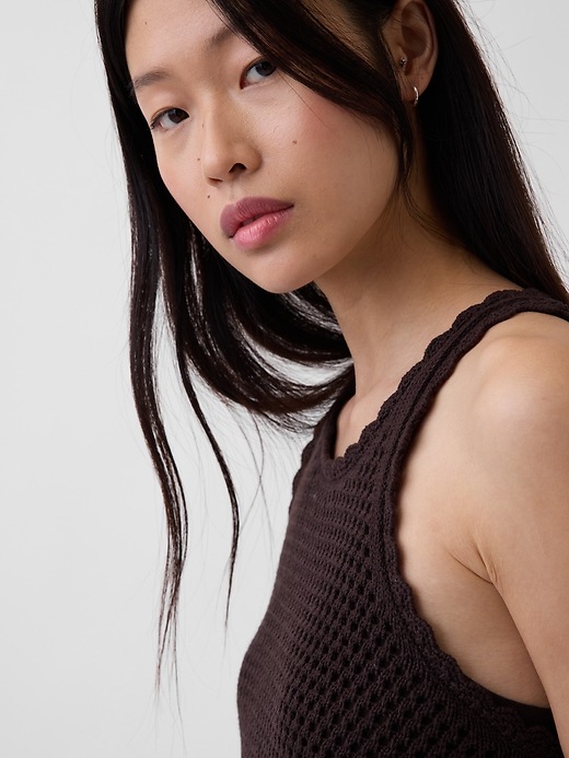 Image number 4 showing, Crochet Mini Dress