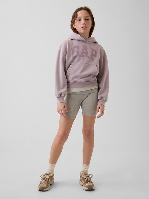 Image number 1 showing, Kids Foldover Bike Shorts