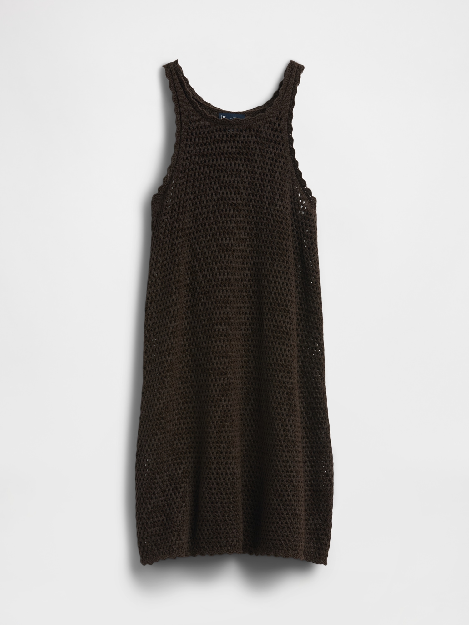 100% Cotton Crochet Mini Dress