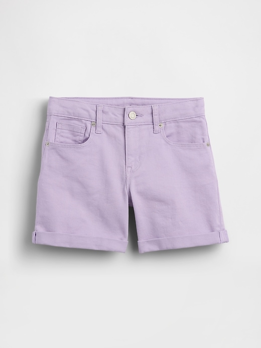 Image number 2 showing, Kids Denim Midi Shorts
