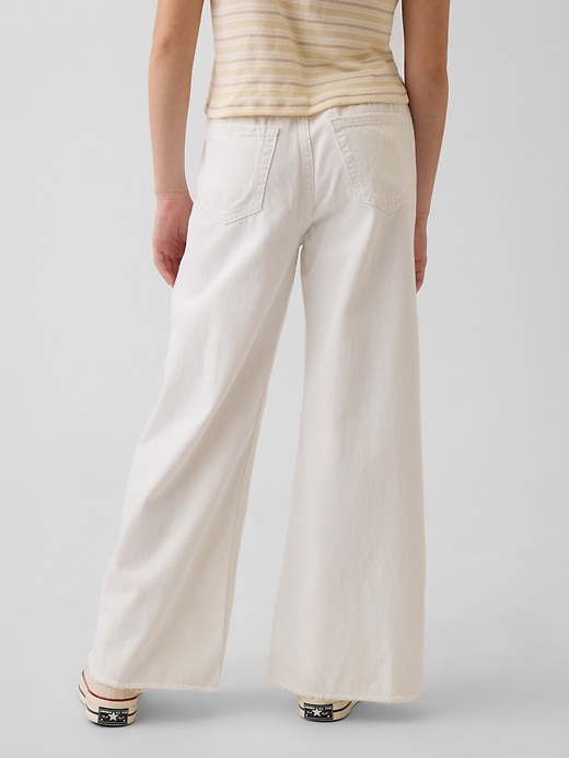 L'image numéro 4 présente Jean ballon confort à taille basse pour Enfant