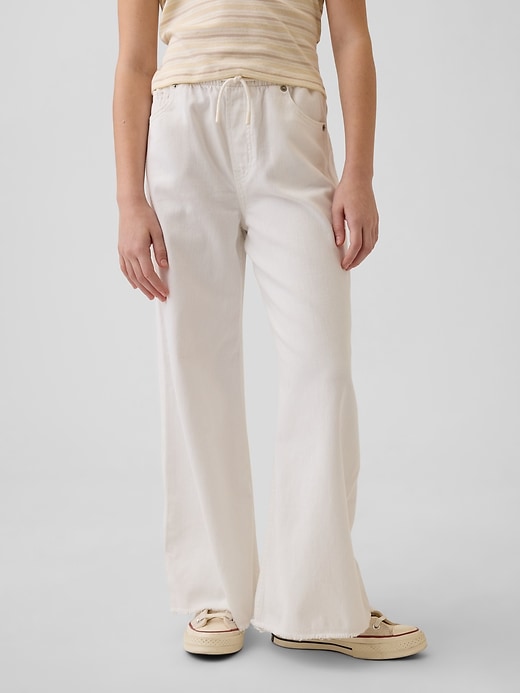 L'image numéro 3 présente Jean ballon confort à taille basse pour Enfant