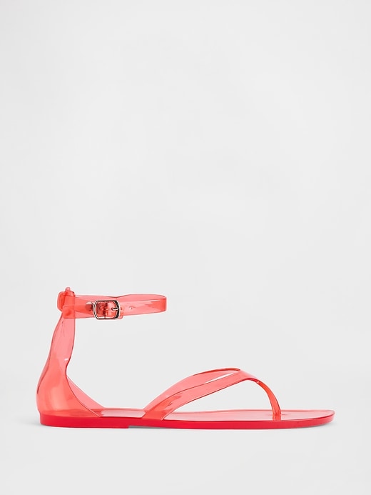 Image number 1 showing, Jelly Thong Sandals