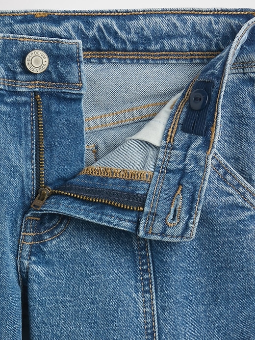 Image number 5 showing, Kids Low Rise Seamed Relaxed Flare Jeans