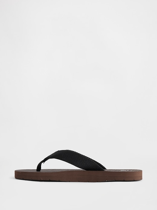 Image number 4 showing, Kids Canvas Flip Flops