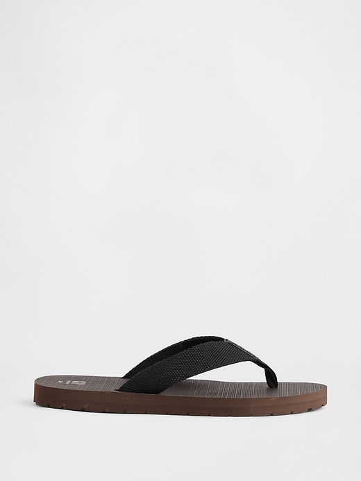 Image number 1 showing, Kids Canvas Flip Flops