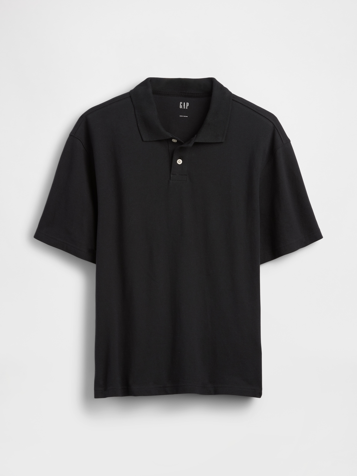 Relaxed Pique Polo Shirt