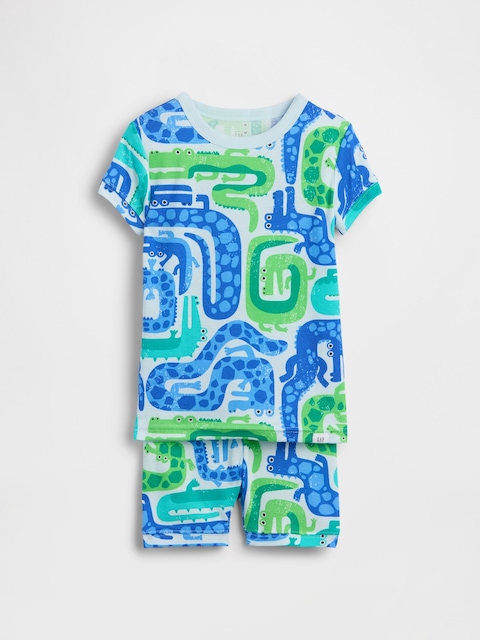 PYJAMA EN COTON BIOLOGIQUE BROSSÉ POUR BÉBÉ ET TOUT-PETIT