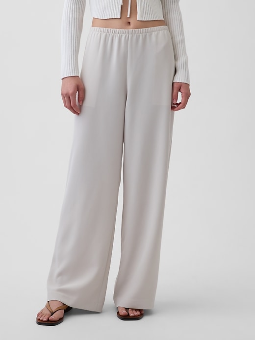 Image number 2 showing, Easy Wide-Leg Pants