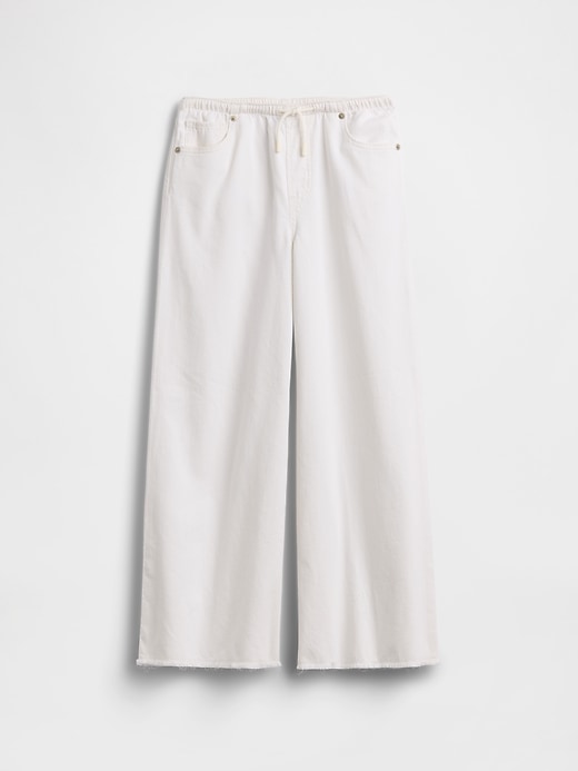 L'image numéro 2 présente Jean ballon confort à taille basse pour Enfant