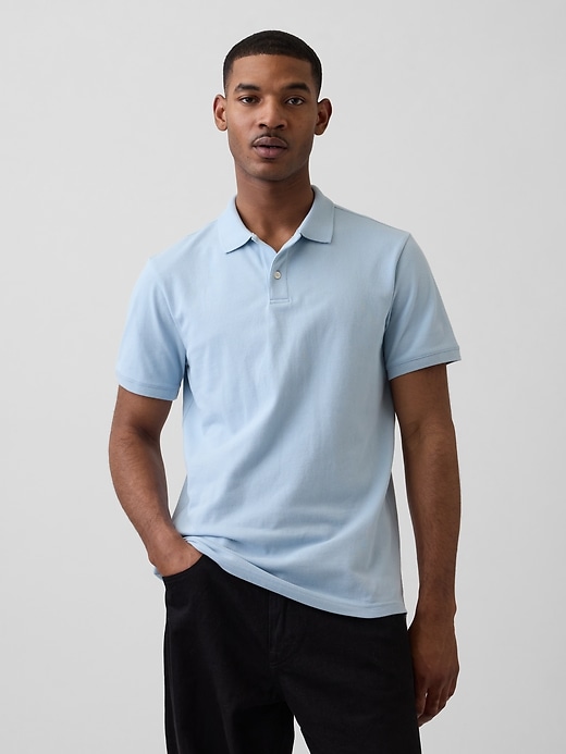 Image number 1 showing, Pique Polo Shirt