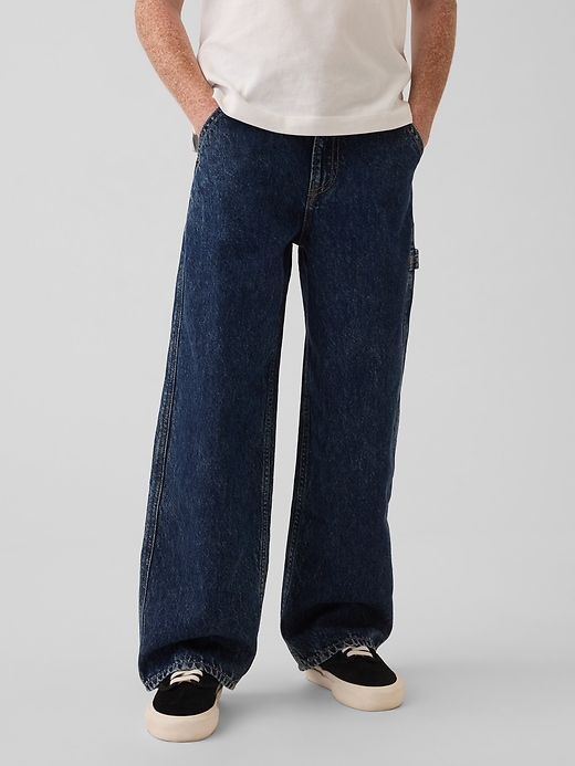 Image number 3 showing, Kids Baggy Carpenter Jeans