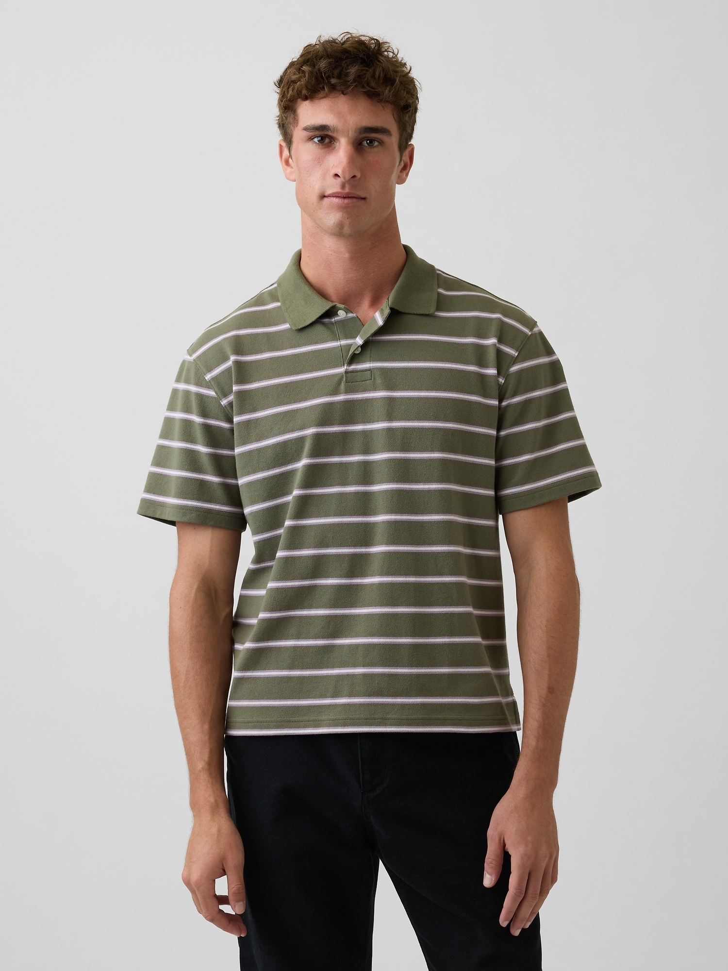 Relaxed Pique Polo