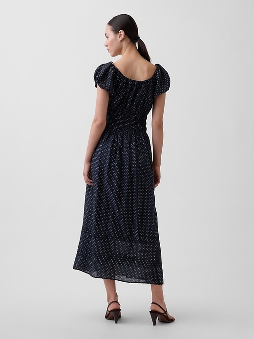 Image number 2 showing, Voile Smocked Waist Maxi Dress
