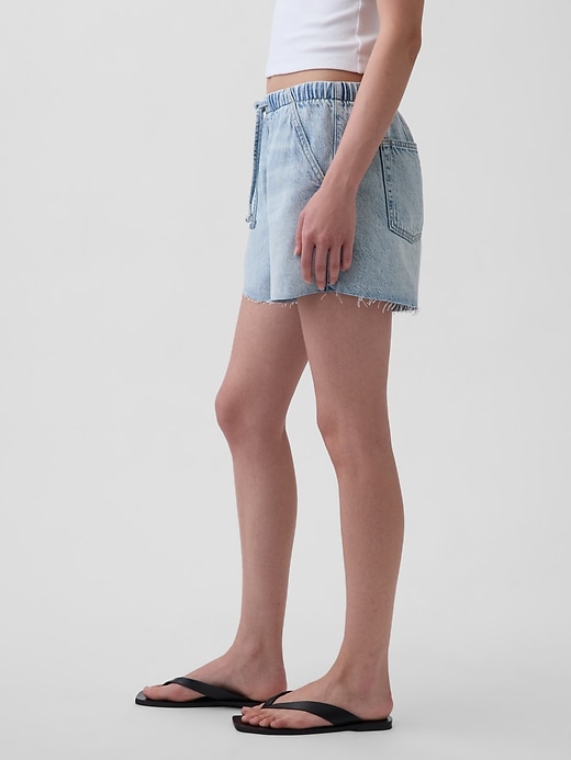 Image number 3 showing, UltraSoft Low Slung Easy Denim Shorts