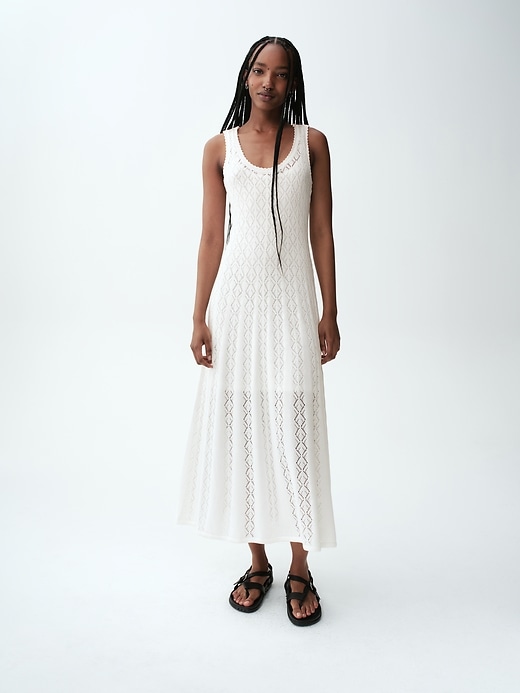 Image number 6 showing, Pointelle Maxi Dress