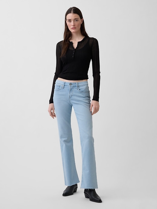 Image number 1 showing, Low Rise Long & Lean Jeans