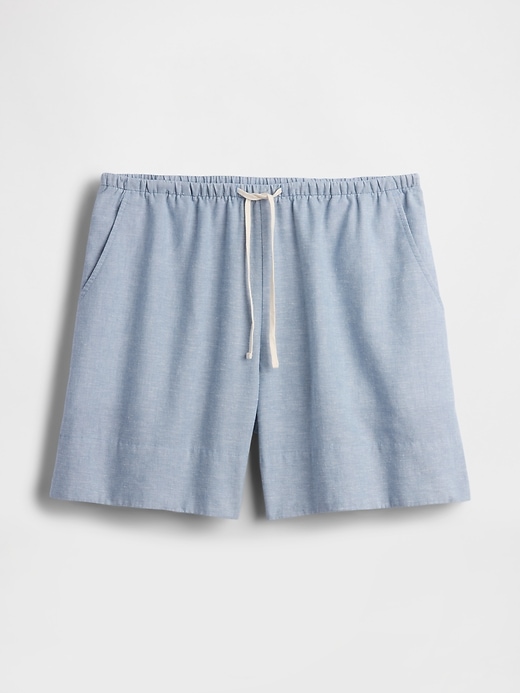 Image number 5 showing, Linen-Blend Easy Shorts