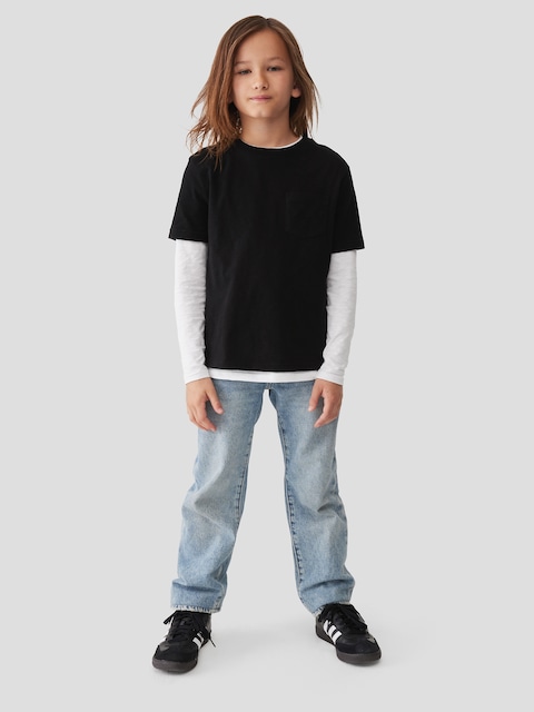 Kids Relaxed Straight Jeans