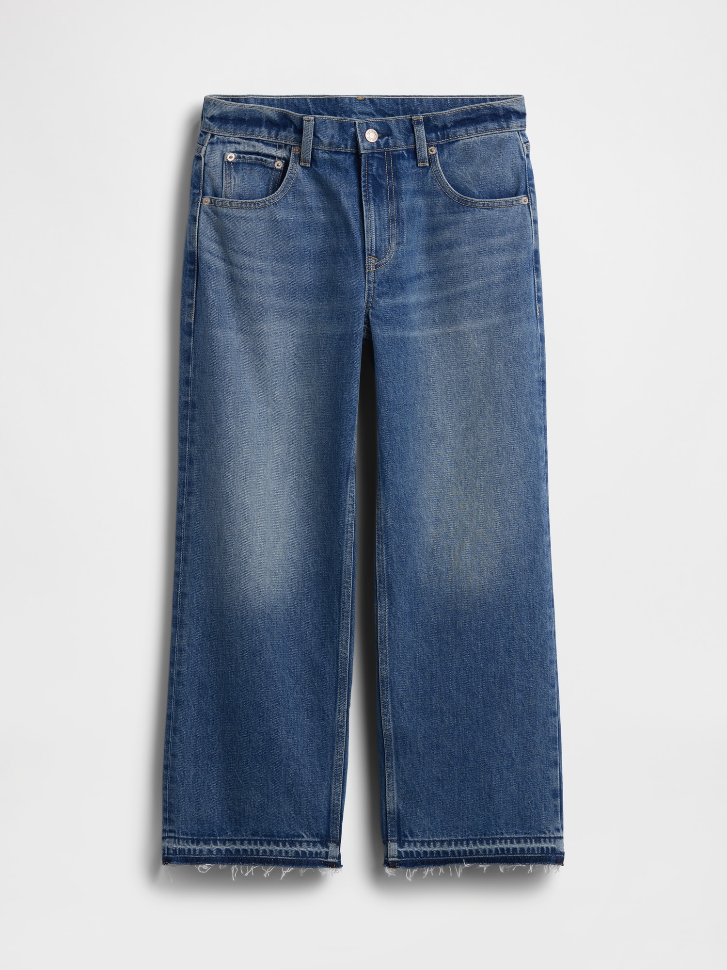 Low Slung Relaxed Crop Jeans