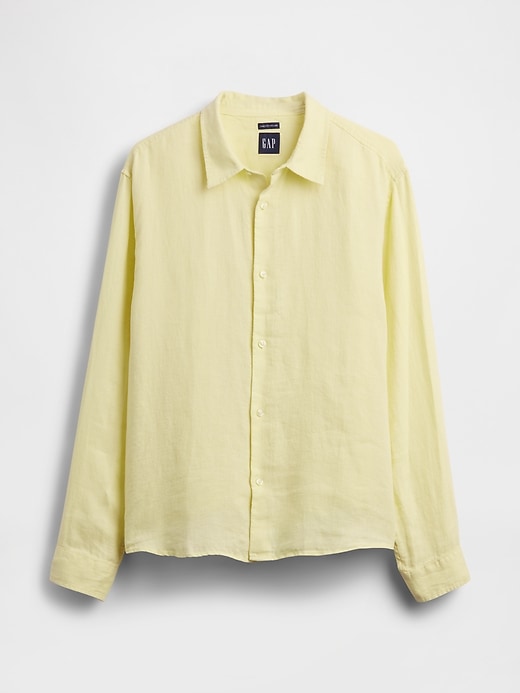 Image number 5 showing, 100% Linen Relaxed Shirt
