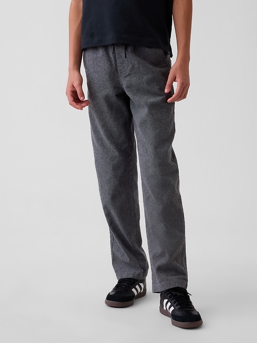 Image number 3 showing, Kids Linen-Cotton Relaxed Easy Pants