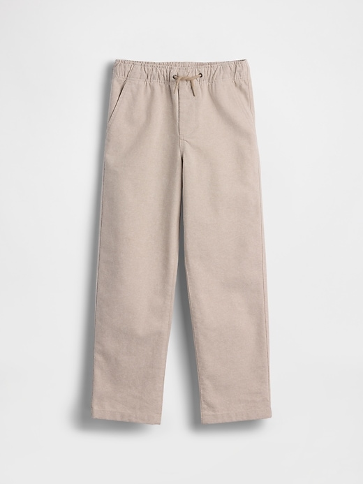 Image number 2 showing, Kids Linen-Cotton Relaxed Easy Pants