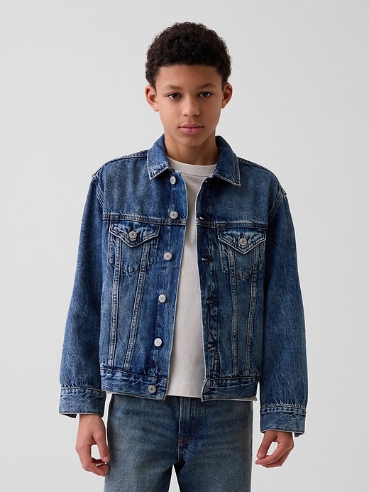 Image number 1 showing, Kids Icon Denim Jacket