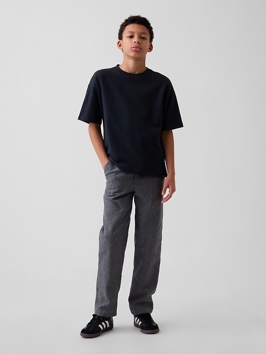 Image number 1 showing, Kids Linen-Cotton Relaxed Easy Pants