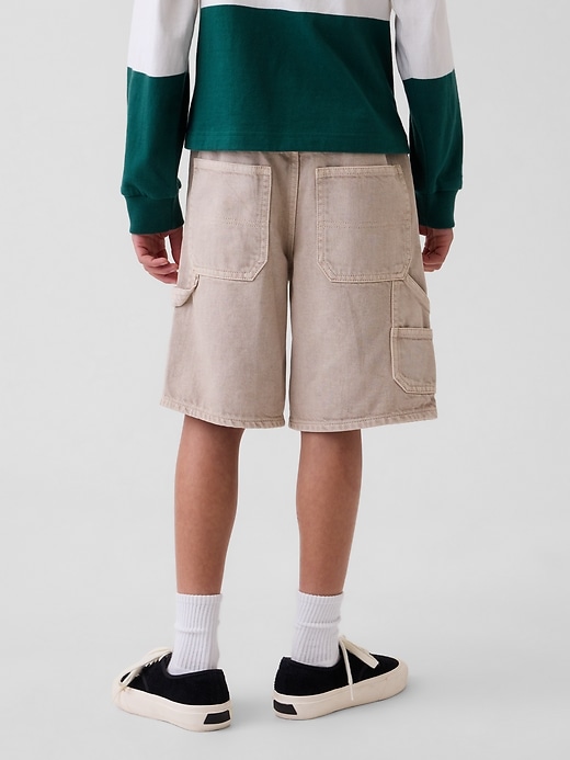 Image number 4 showing, Kids '90s Loose Easy Denim Carpenter Shorts