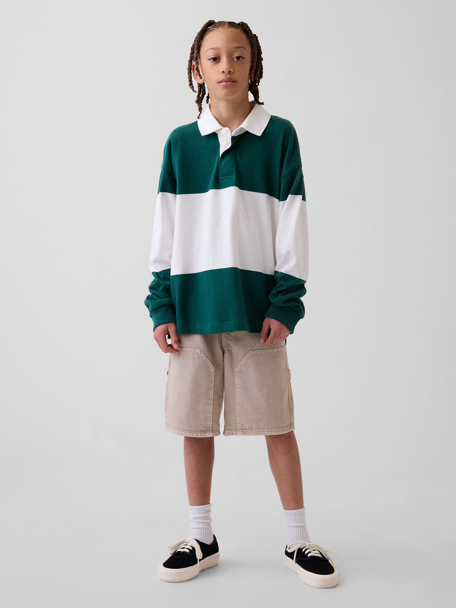 SHORT COUPE MENUISIER CONFORT ANNÉES 90 EN DENIM DOUCEUR SUPRÊME POUR ENFANT