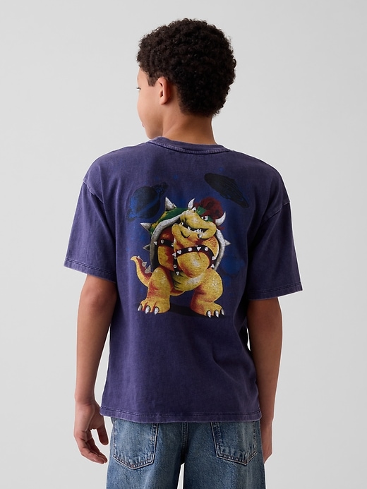 Image number 3 showing, Kids Super Mario Relaxed Graphic T-Shirt