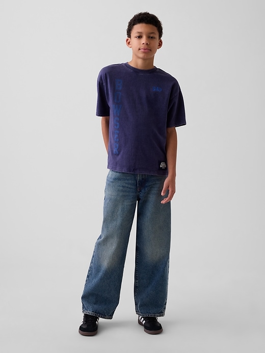 Image number 4 showing, Kids Super Mario Relaxed Graphic T-Shirt