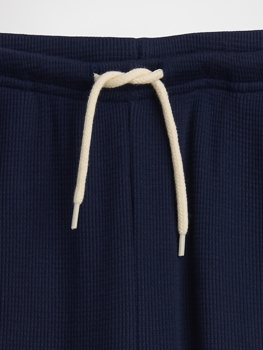 Image number 5 showing, Kids Waffle Relaxed Easy Wide-Leg Pants