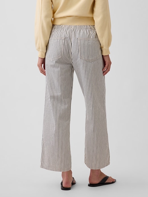 Image number 4 showing, Low Rise '90s Loose Easy Crop Stripe Jeans
