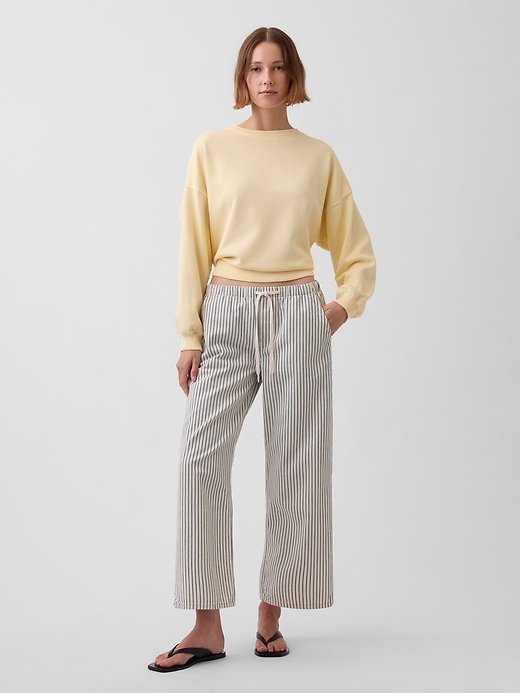 Image number 1 showing, Low Rise '90s Loose Easy Crop Stripe Jeans