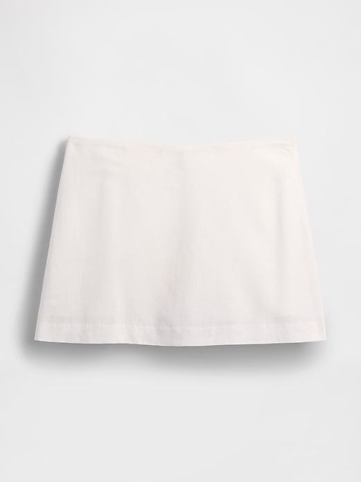 Image number 6 showing, Linen-Blend Mini Skort